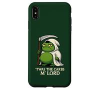 Divertente Tristo Mietitore Rana TWAS The Carbs Meme Citazione Custodia per iPhone XS Max