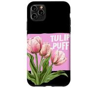 Divertente tulipano Puff Flower per gli amanti dei fiori selvatici e dei semi Custodia per iPhone 11 Pro Max