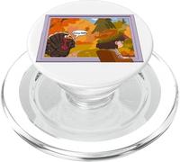 Divertente Turchia Fuori Guardando Arrosto Turchia Cappello Jerry No PopSockets PopGrip per MagSafe