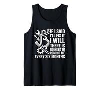 Divertente Tuttofare Meccanico papà se dico Che Lo risolverò Canotta