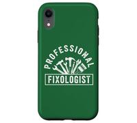 Divertente tuttofare per uomini e donne papà Fixologist Carpenter Tools Custodia per iPhone XR
