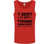 Divertente Tyrannosaurus Rex Dinosauro T-Rex Uomo Canotta