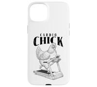 Divertente uccello da palestra con gallina, cardio pulcino, allenamento fitness Custodia per iPhone 15 Plus