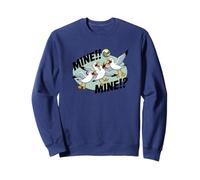 Divertente Uccello Giocare Pallavolo Sport Miniera Felpa