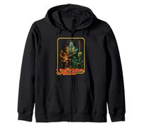 Divertente UFO Alieno Bigfoot Non Credo negli Umani Cryptid Felpa con Cappuccio