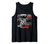 Divertente UFO Cat News Shirt Alien Abduction Ultime notizie Canotta
