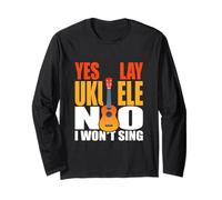 Divertente Ukulele Giocatore Detto Giocare Ukulelef Won Sing Maglia a Manica