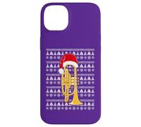 Divertente Umorismo Cornetta per Orgoglio Brass Band Natale Custodia per iPhone 14 Plus
