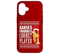 Divertente Umorismo Cornetta per Orgoglio Brass Band Natale Custodia per iPhone 16