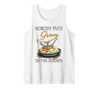 Divertente Umorismo del Ringraziamento Nessuno Mette Il sugo in Un Angolo Canotta