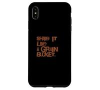 Divertente umorismo di Horse Barn Shake It Like A Grano Custodia per iPhone XS Max