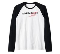 Divertente Umorismo di Mezza età chiarezza Non Crisi Donne Che ispirano sé Maglia con Maniche Raglan