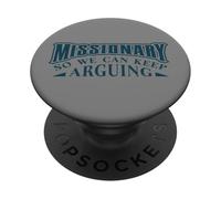 Divertente Umorismo per adulti Missionario Possiamo PopSockets PopGrip Adesivo
