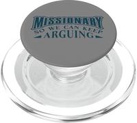Divertente Umorismo per adulti Missionario Possiamo PopSockets PopGrip per MagSafe