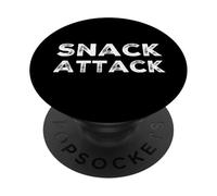 Divertente Umorismo Testo Persone Divertenti Divertente Cibo Amanti Snack Attack PopSockets PopGrip Adesivo