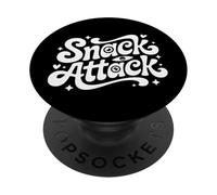 Divertente Umorismo Testo Persone Divertenti Divertente Cibo Amanti Snack Attack PopSockets PopGrip Adesivo