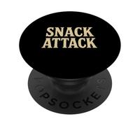Divertente Umorismo Testo Persone Divertenti Divertente Cibo Amanti Snack Attack PopSockets PopGrip Adesivo