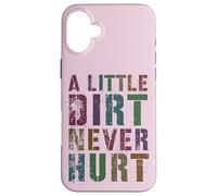 Divertente, un po' di sporcizia che non fa mai male, corsa nel fango, per ragazza, fuoristrada Custodia per iPhone 16 Plus