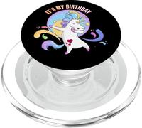 Divertente unicorno compleanno ragazzo ragazza partito PopSockets PopGrip per MagSafe