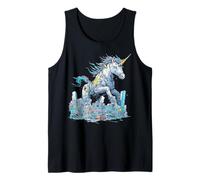 Divertente Unicorno Kaiju Mostro Giapponese Canotta