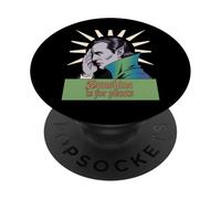 Divertente vampiro dicendo che il sole è per le piante bavaglio sarcastico PopSockets PopGrip Adesivo