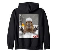 Divertente Vasca da Bagno Capybara Selfie Felpa con Cappuccio