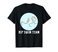 Divertente vasectomia RIP Swim Team Sperma Joke per Uomini e papà Maglietta con Stampa Grafica Economica