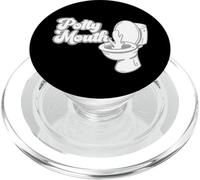 Divertente vasino con bocca che imprecede la maledizione sarcastica PopSockets PopGrip per MagSafe