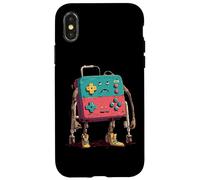 Divertente Vecchio Gioco Gamer Retro 80s 90s Videogioco Vecchio Gamer Custodia per iPhone X/XS