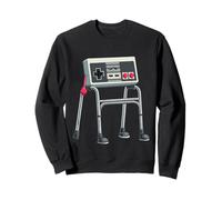 Divertente Vecchio Gioco Gamer Retro 80s 90s Videogioco Vecchio Gamer Felpa