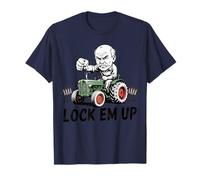 Divertente, Vecchio, privato, proprietà, Contadino, su, Trattore Maglietta