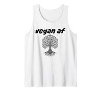 Divertente Vegan Hello I Am A Vegetarian Gift AF Albero Verdura Canotta
