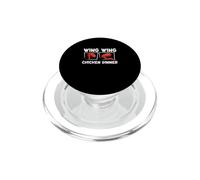 Divertente ventaglio Wing Wing Chicken Dinner PopSockets PopGrip per MagSafe