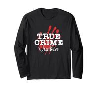 Divertente Vero crimine drogato Uomo Donna Maglia a Manica