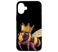 Divertente vespa con corona per api e amanti del miele Custodia per iPhone 16 Plus
