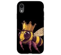 Divertente vespa con corona per api e amanti del miele Custodia per iPhone XR