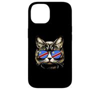 Divertente vestito per amanti dei gatti del Congo con bandiera della Repubblica Democratica del Con Custodia per iPhone 14