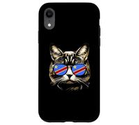 Divertente vestito per amanti dei gatti del Congo con bandiera della Repubblica Democratica del Con Custodia per iPhone XR