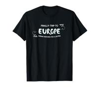 Divertente viaggio in Europa 2025 Fare ricordi per una vita Maglietta