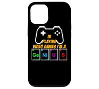 Divertente videogioco Gamer Genius Sistema periodico Nerd Geek Custodia per iPhone 12/12 Pro