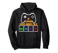 Divertente Videogioco Gamer Genius Sistema periodico Nerd Geek Felpa con Cappuccio