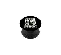 Divertente Videogioco Salva Punto Gioco Nerd Umorismo PopSockets PopGrip Adesivo