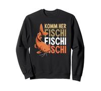 Divertente Vieni la Festa del papà Fischi Fischi Angler Felpa