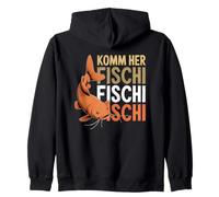 Divertente Vieni la Festa del papà Fischi Fischi Angler Felpa con Cappuccio