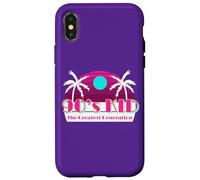 Divertente Vintage 90s Kid The Greatest Decade Retro Estetica Custodia per iPhone X/XS