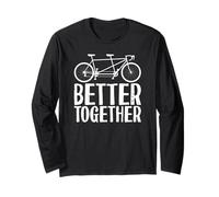 Divertente Vintage Bike Meglio Insieme | Amante della bici Maglia a Manica