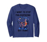 Divertente, voglio smettere di filosofare, ma I Kant Philosophy C Maglia a Manica