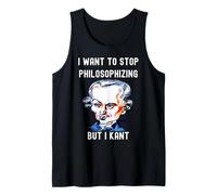 Divertente, voglio smettere di filosofare, ma I Kant Philosophy W Canotta