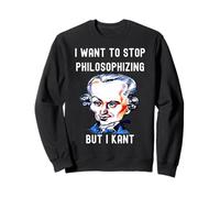 Divertente, voglio smettere di filosofare, ma I Kant Philosophy W Felpa