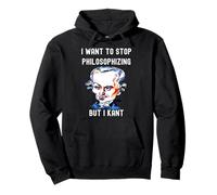 Divertente, voglio smettere di filosofare, ma I Kant Philosophy W Felpa con Cappuccio